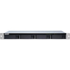 QNAP TL-R400S Drive Enclosure SATA/600 - Mini-SAS Host Interface - 1U Rack-mountable QNAP