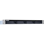 QNAP TL-R400S Drive Enclosure SATA/600 - Mini-SAS Host Interface - 1U Rack-mountable QNAP