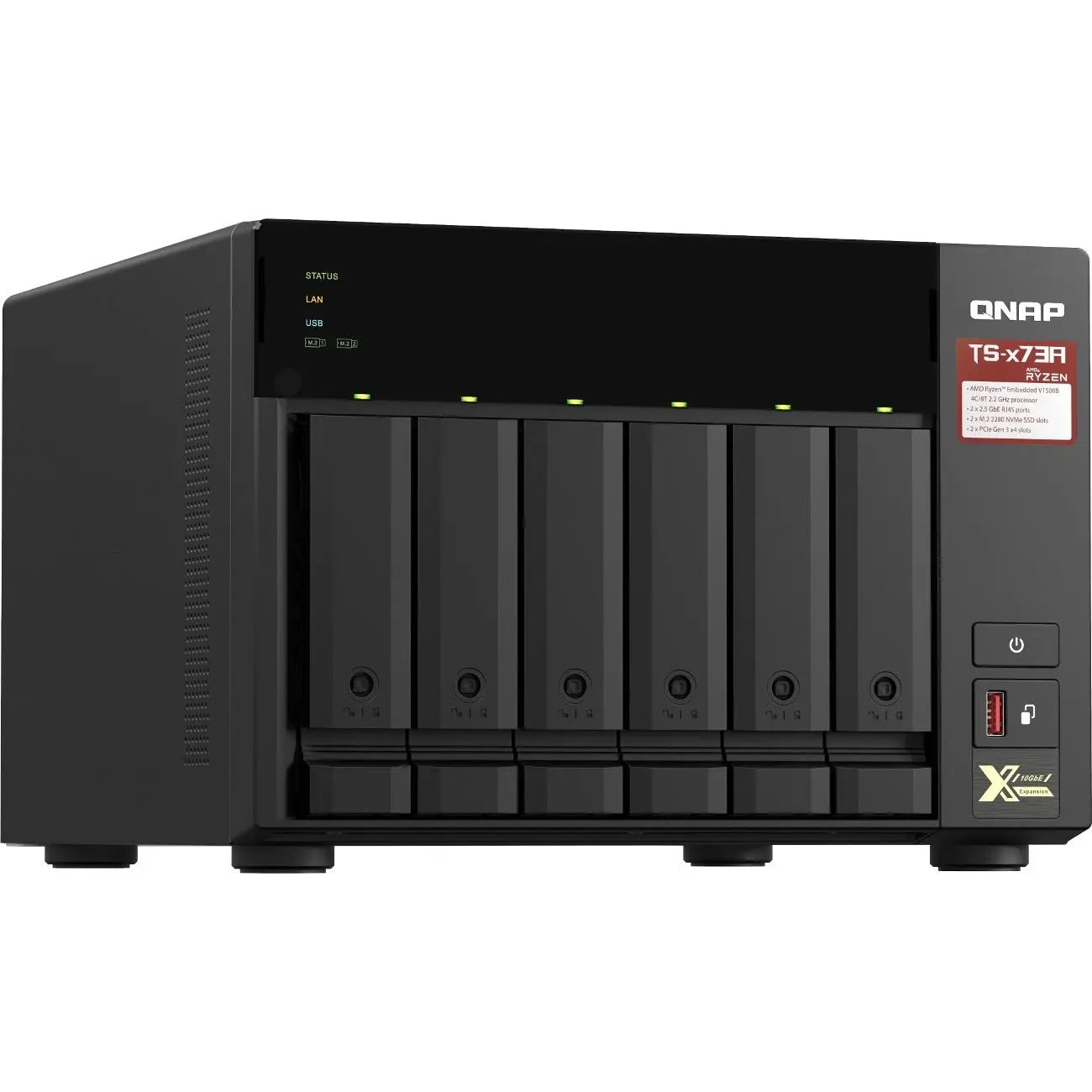 QNAP TS-673A-8G NAS Storage System | SKU QP-T673A8G QNAP